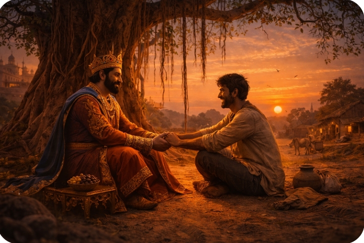 राजा से दोस्ती