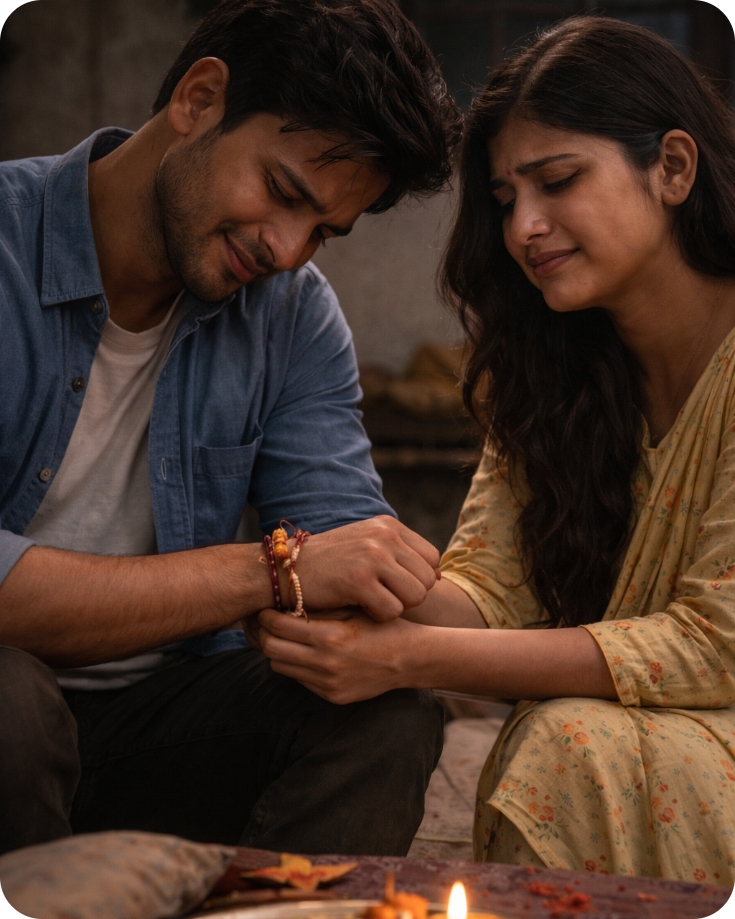 राखी का emotional scene भाई रोता हुआ