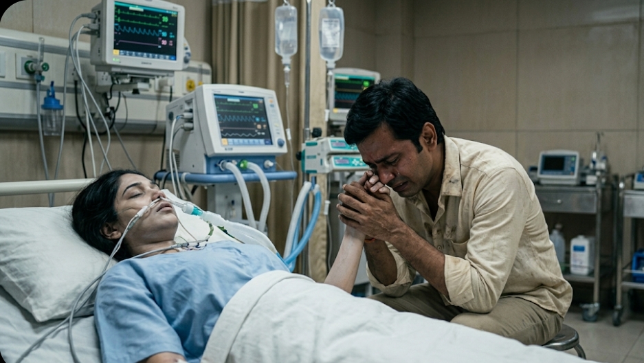 अस्पताल में जीवन-मौत के बीच ममता